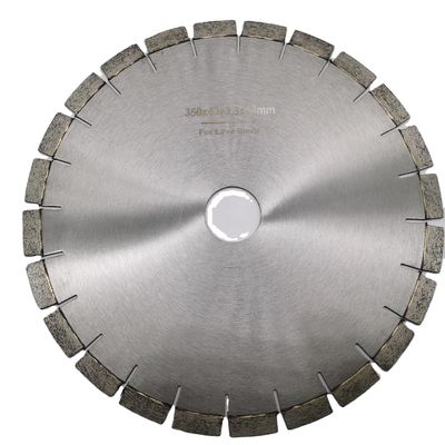Bonne résistance à l'usure 350 mm U Lampe à scie diamantée pour couper le granit