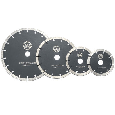 Disque de découpe à diamants turbo à maillage X de 180 mm à 230 mm pour la découpe de matériaux durs