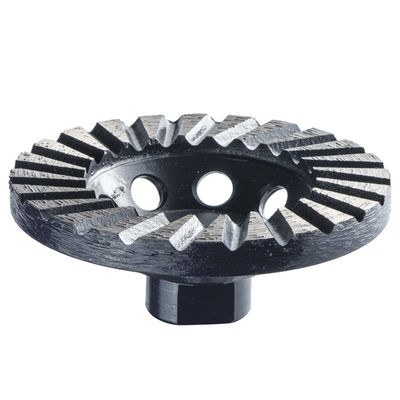 Coupe en aluminium Turbo Segments Disque de meulage de diamants Pour les dalles de pierre Polissage du sol