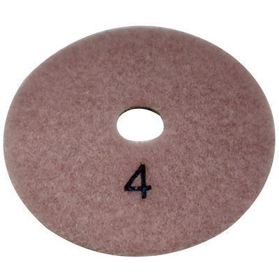 Marbre Granit Bassalt Travertin Quartz 4 étapes Polisseurs souples Polissage à l'eau