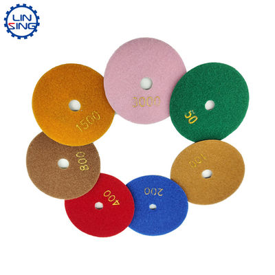 Disque de polissage de diamants sec et humide D150MM D180MM D230MM à haute durabilité