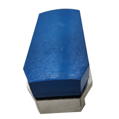 Support personnalisé OBM L140mm Fickert métallique diamanté pour le meulage de pierre de granit