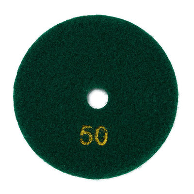 Disque de polissage de diamants de 5 pouces supporté par OBM pour les dalles de pierre