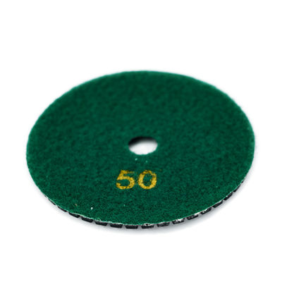 Disque de polissage de diamants de 5 pouces supporté par OBM pour les dalles de pierre